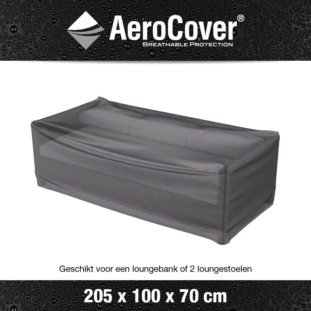 AeroCover Loungebankhoes 205 X 100 X 70 Cm 3 AeroCover Loungebankhoes 205 X 100 X 70 Cm - Afbeelding 3