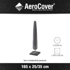 AeroCover Parasolhoes H 165 X 25/35 Cm 6 AeroCover Parasolhoes H 165 X 25/35 Cm -Tuinmeubelwinkel aerocover parasolhoes antraciet h165x25 35cm 1000x1000 621e0db844f24 l