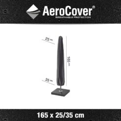 AeroCover Parasolhoes H 165 X 25/35 Cm 7 AeroCover Parasolhoes H 165 X 25/35 Cm -Tuinmeubelwinkel aerocover parasolhoes antraciet h165x25 35cm 1000x1000 621e0db891376 l