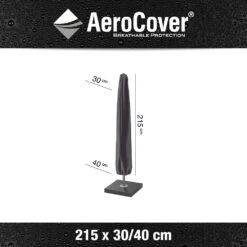 AeroCover Parasolhoes H 215 X 30/40 Cm -Tuinmeubelwinkel aerocover parasolhoes antraciet h215x30 40cm 1000x1000 621e0db9d4cad l
