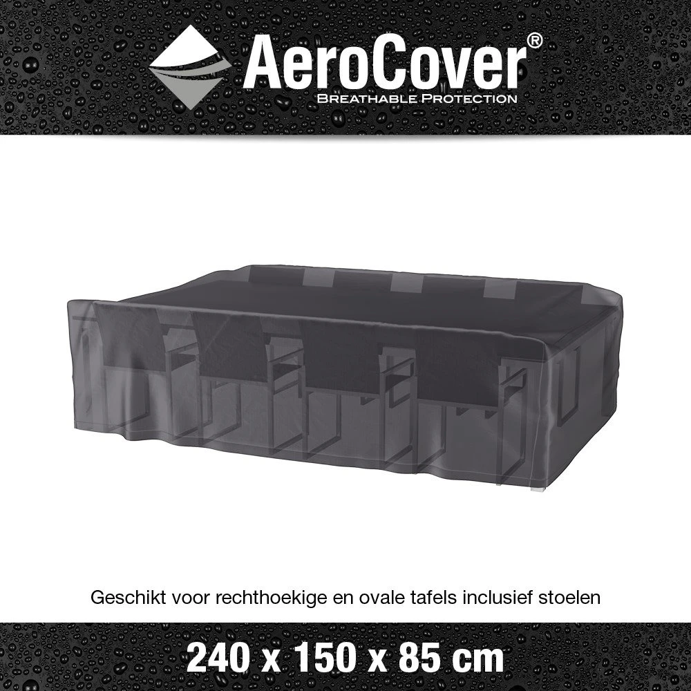 AeroCover Tuinsethoes 240 X 150 X 85 Cm 3 AeroCover Tuinsethoes 240 X 150 X 85 Cm - Afbeelding 3