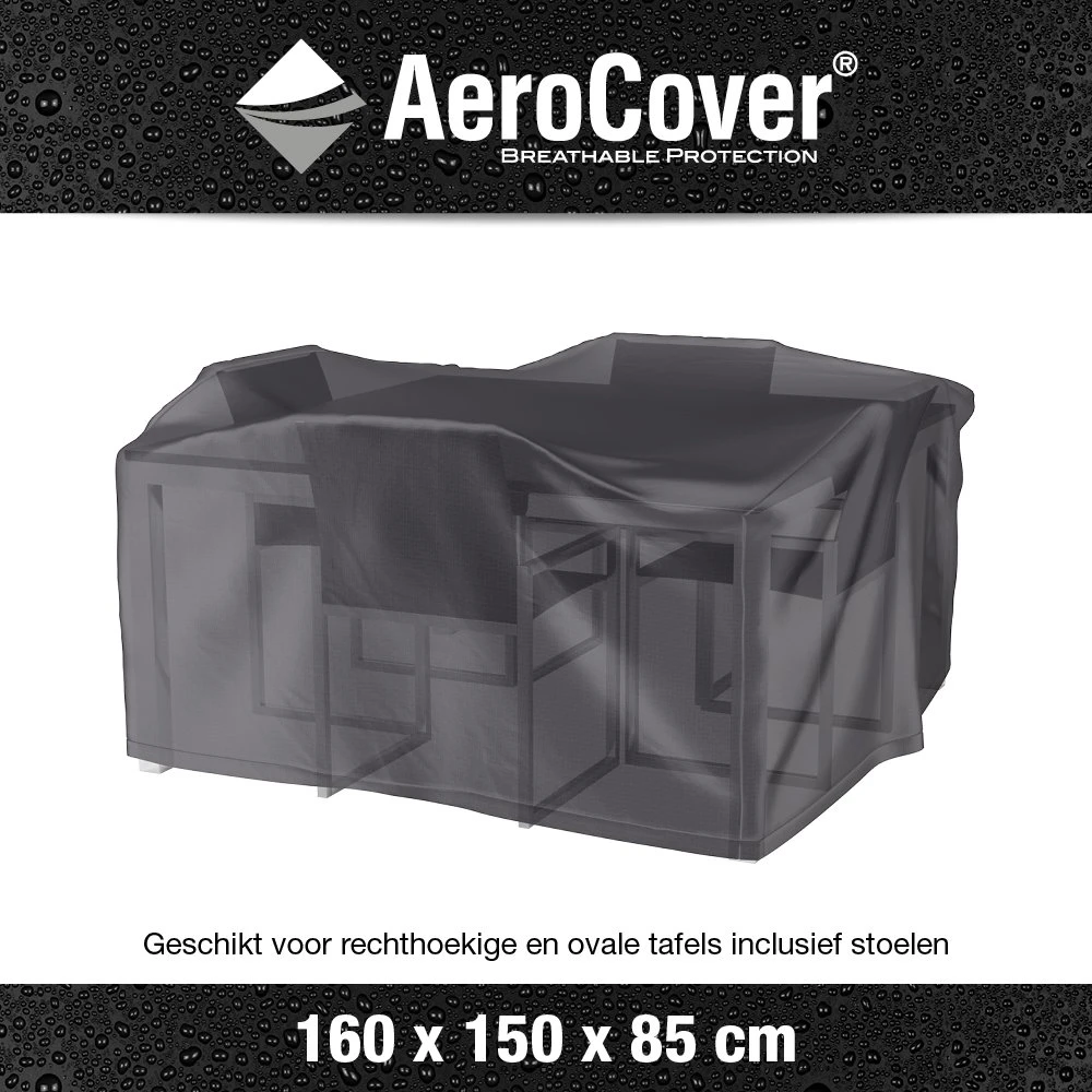 AeroCover Tuinsethoes 160 X 150 X 85 Cm 3 AeroCover Tuinsethoes 160 X 150 X 85 Cm - Afbeelding 3