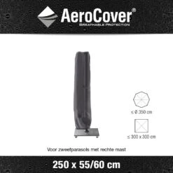 AeroCover Zweefparasolhoes H 250 X 55/60 Cm 6 AeroCover Zweefparasolhoes H 250 X 55/60 Cm -Tuinmeubelwinkel aerocover zweefparasolhoes antraciet h250x55 60cm 1000x1000 621e0d6bd1532 l