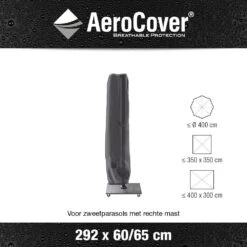 AeroCover Zweefparasolhoes H 292 X 60/65 Cm 6 AeroCover Zweefparasolhoes H 292 X 60/65 Cm -Tuinmeubelwinkel aerocover zweefparasolhoes antraciet h292x60 65cm 1000x1000 621e0d6ea877b l