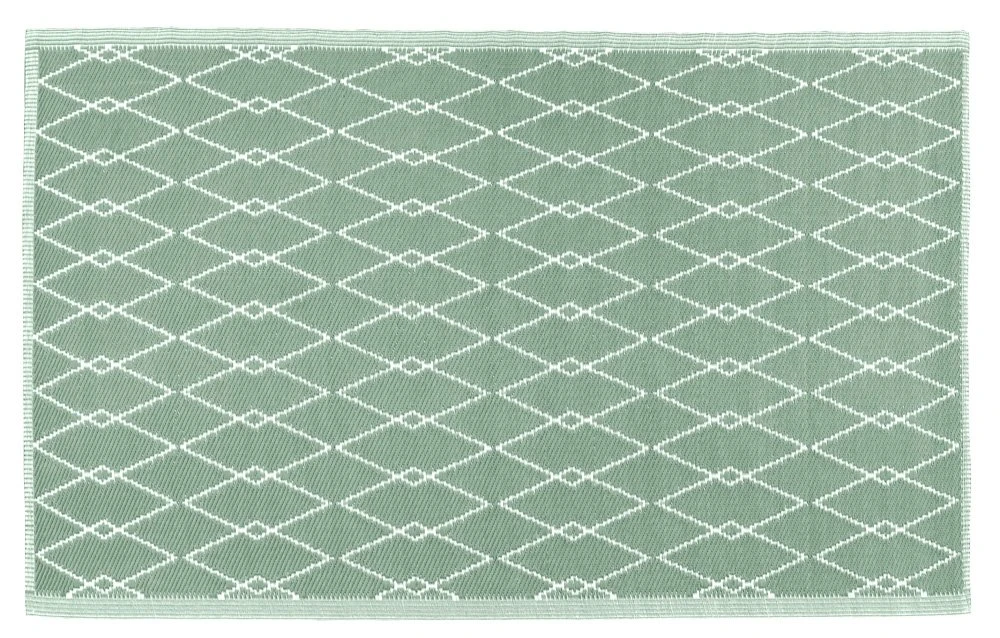 Buitenkleed MESH Green / White - 230 X 160 Cm 1 Buitenkleed MESH Green / White - 230 X 160 Cm