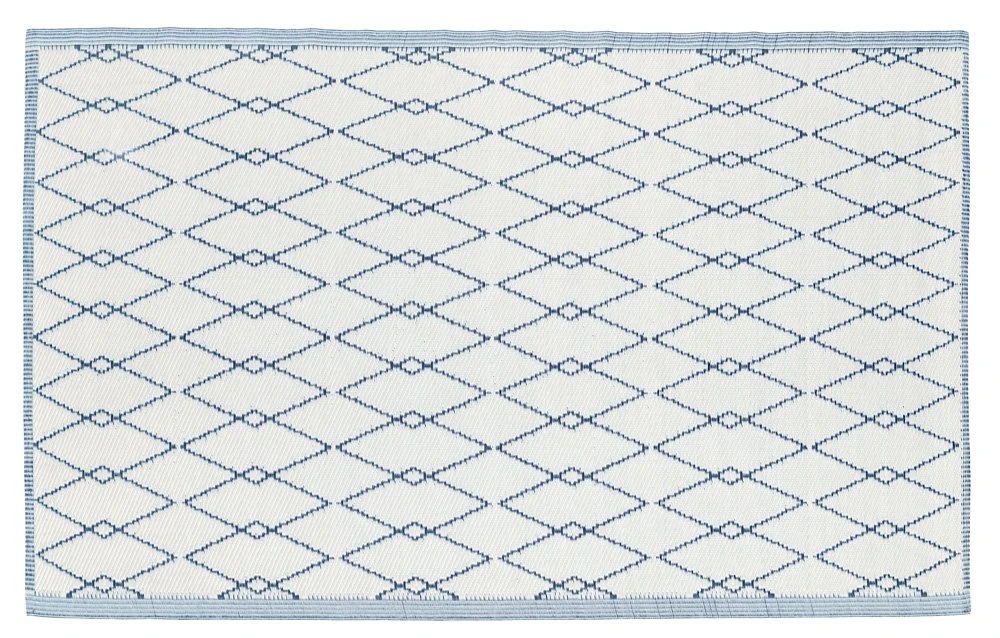 Buitenkleed MESH Royal Blue / White - 180 X 120 Cm 2 Buitenkleed MESH Royal Blue / White - 180 X 120 Cm - Afbeelding 2