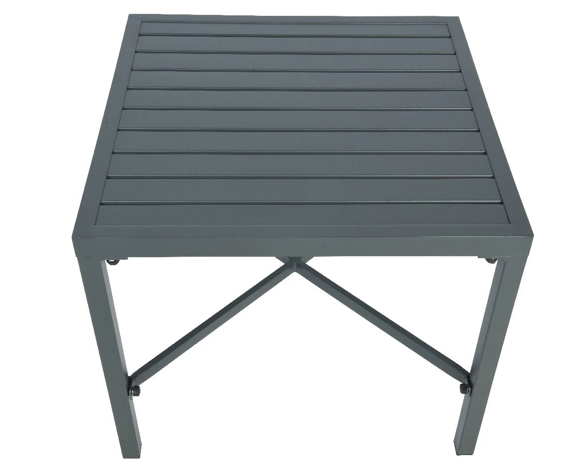 Charlotte Bijzet Tuintafel Antraciet - 51 X 51 X 43 Cm 2 Charlotte Bijzet Tuintafel Antraciet - 51 X 51 X 43 Cm - Afbeelding 2