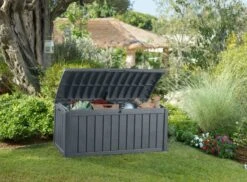 Keter Glenwood Opbergbox 390L Grafiet -Tuinmeubelwinkel keter glenwood opbergbox 390l grafiet 800x588 62738fe82d4da l