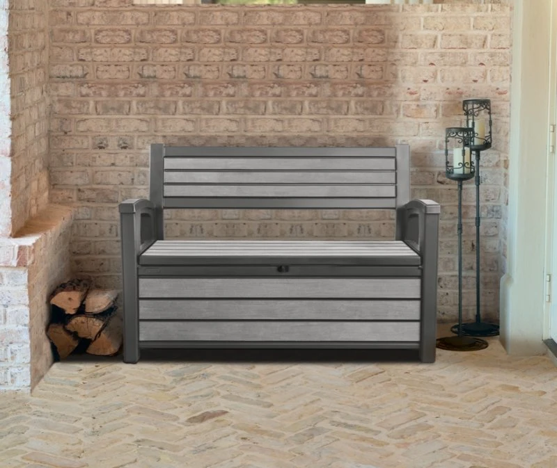 Keter Hudson Opbergbank 260L Grafiet 6 Keter Hudson Opbergbank 260L Grafiet - Afbeelding 6