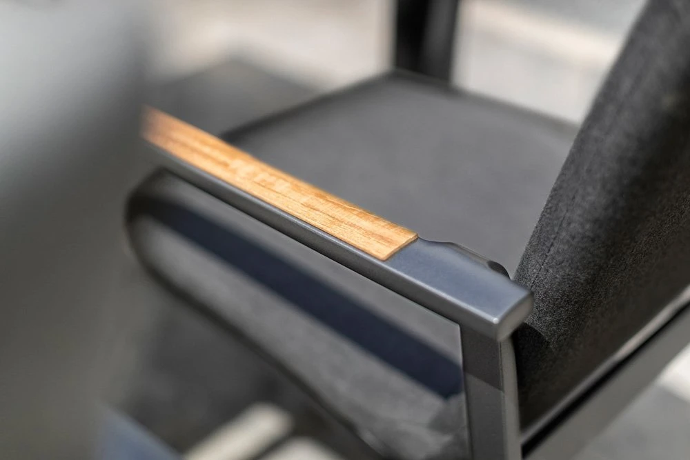 Kettler DIAMOND Stapelstoel (Sunbrella), Antra Sooty 3 Kettler DIAMOND Stapelstoel (Sunbrella), Antra Sooty - Afbeelding 3