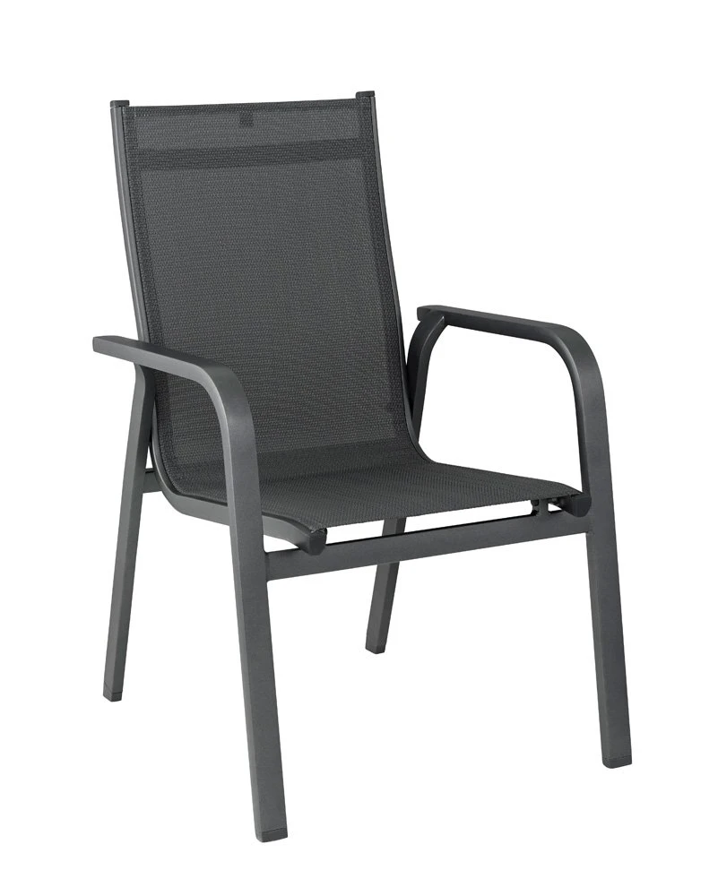 Kettler EASY Stapelfauteuil Antraciet 1 Kettler EASY Stapelfauteuil Antraciet