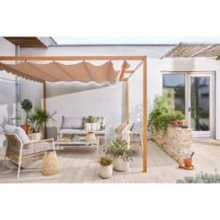 Outdoor Living Pergola Bruin -Tuinmeubelwinkel pergola bruin 300 x 300 cm 1181x1181 67f5096a051ee l