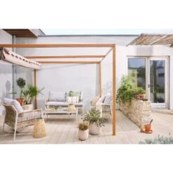 Outdoor Living Pergola Bruin -Tuinmeubelwinkel pergola bruin 300 x 300 cm 1181x1181 67f5096a08981 l