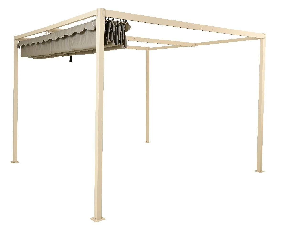 Outdoor Living Pergola Crème/geel 2 Outdoor Living Pergola Crème/geel - Afbeelding 2