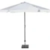 Platinum Middenstokparasol Antigua Volant Ø 300 Cm Wit