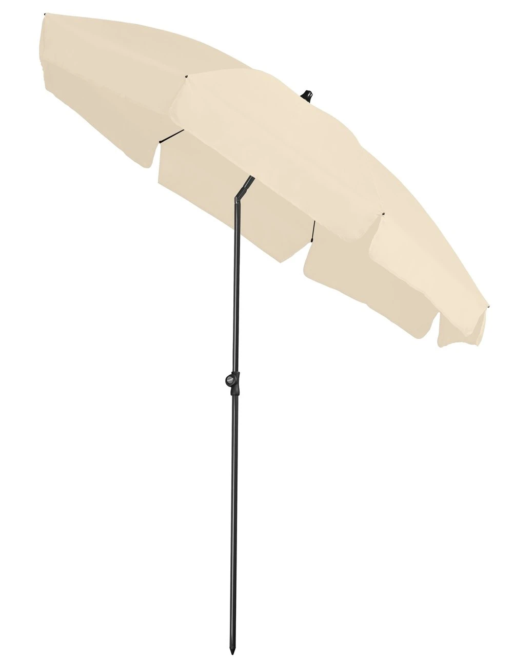 Platinum Middenstokparasol Aruba Volant Ø 200 Cm Ecru 2 Platinum Middenstokparasol Aruba Volant Ø 200 Cm Ecru - Afbeelding 2