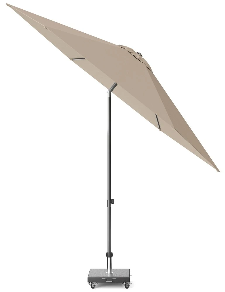 Platinum Middenstokparasol Lisboa Ø 300 Cm Taupe 2 Platinum Middenstokparasol Lisboa Ø 300 Cm Taupe - Afbeelding 2