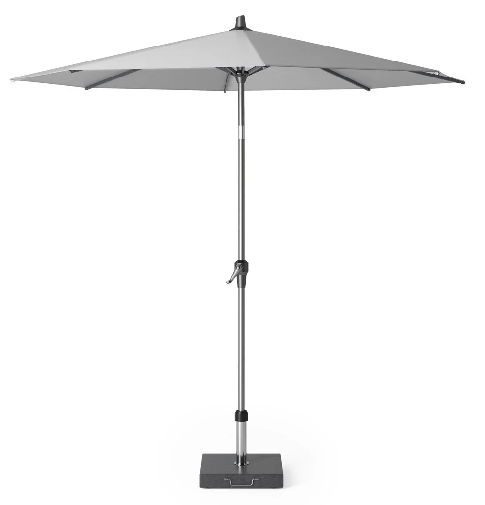 Platinum Middenstokparasol Riva Ø 250 Cm Lichtgrijs 1 Platinum Middenstokparasol Riva Ø 250 Cm Lichtgrijs