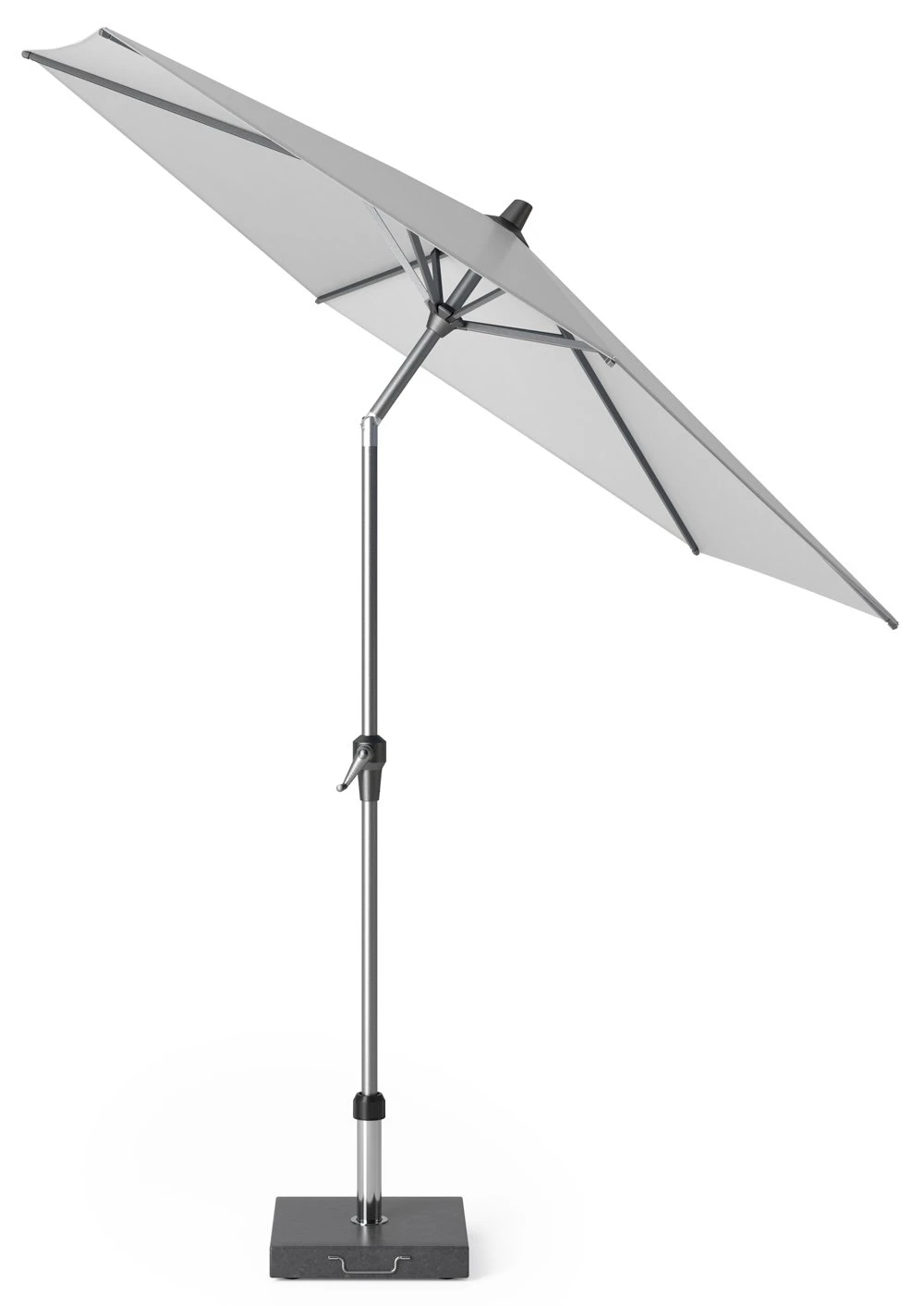 Platinum Middenstokparasol Riva Ø 250 Cm Lichtgrijs 2 Platinum Middenstokparasol Riva Ø 250 Cm Lichtgrijs - Afbeelding 2
