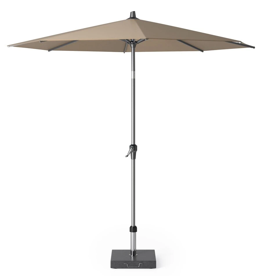 Platinum Middenstokparasol Riva Ø 250 Cm Taupe 1 Platinum Middenstokparasol Riva Ø 250 Cm Taupe