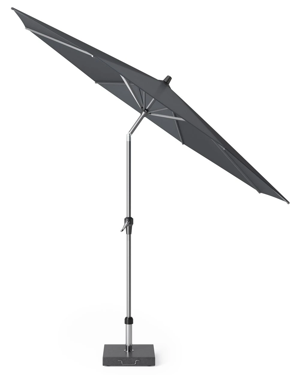 Platinum Middenstokparasol Riva Ø 300 Cm Antraciet 2 Platinum Middenstokparasol Riva Ø 300 Cm Antraciet - Afbeelding 2