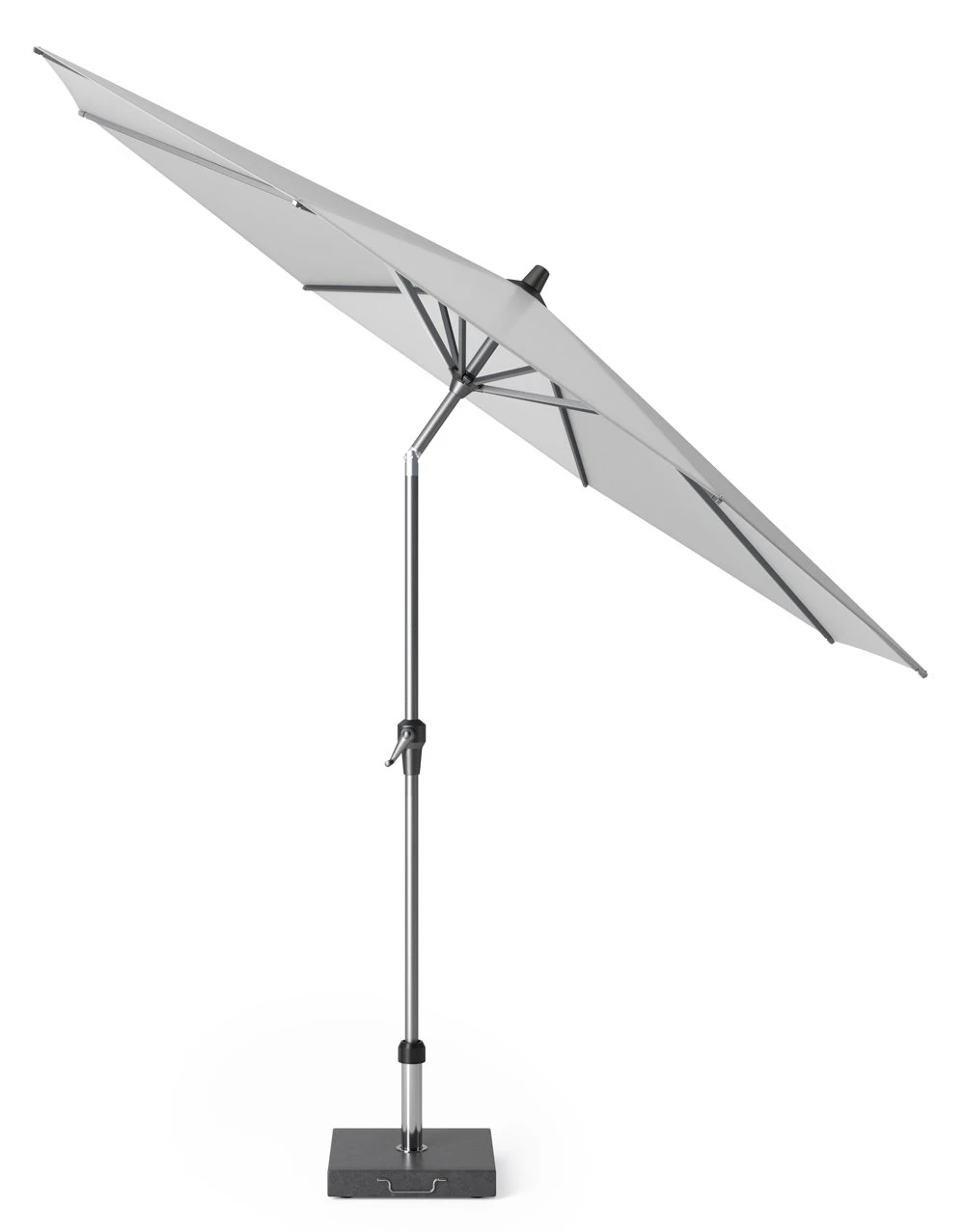 Platinum Middenstokparasol Riva Ø 300 Cm Lichtgrijs 2 Platinum Middenstokparasol Riva Ø 300 Cm Lichtgrijs - Afbeelding 2