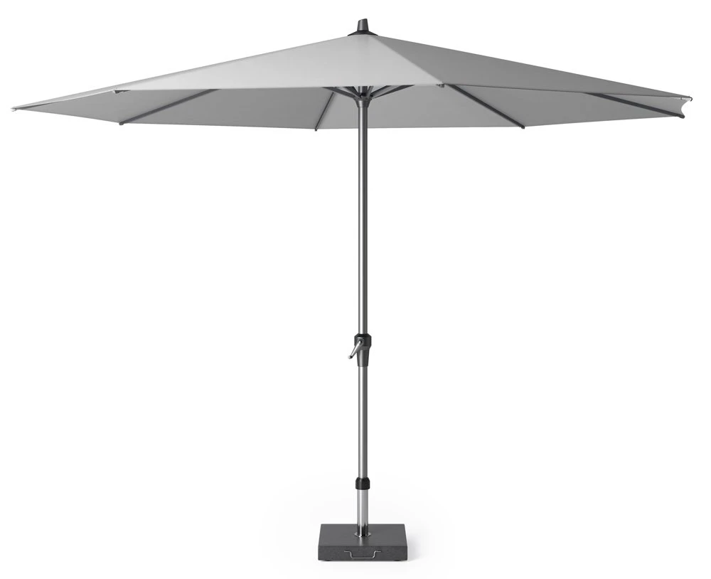 Platinum Middenstokparasol Riva Ø 350 Cm Lichtgrijs 1 Platinum Middenstokparasol Riva Ø 350 Cm Lichtgrijs