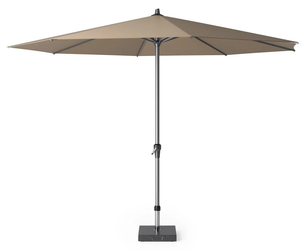 Platinum Middenstokparasol Riva Ø 350 Cm Taupe 1 Platinum Middenstokparasol Riva Ø 350 Cm Taupe