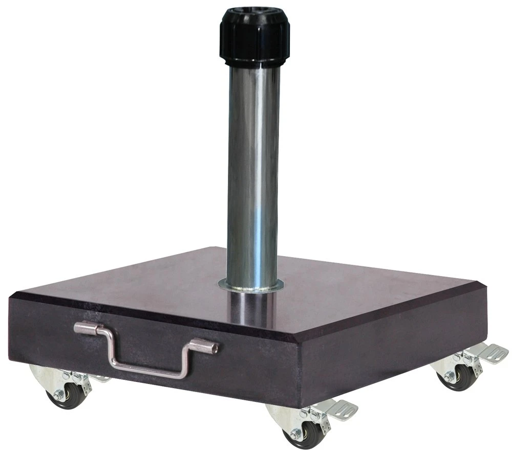 Platinum Parasolvoet Rome Met Zwenkwielen - 60 Kg 1 Platinum Parasolvoet Rome Met Zwenkwielen - 60 Kg