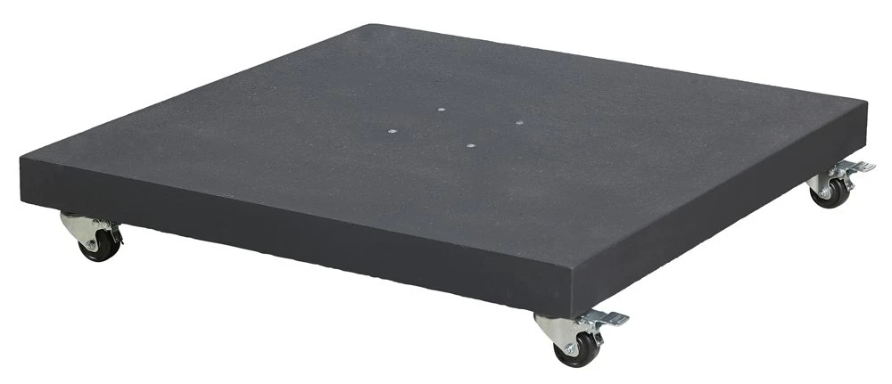 Platinum Parasolvoet Sorrento Met Zwenkwielen - 90kg 1 Platinum Parasolvoet Sorrento Met Zwenkwielen - 90kg