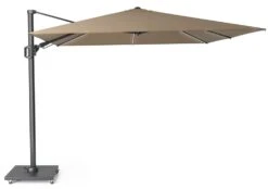 Platinum Zweefparasol Challenger T² 300 X 300 Cm Taupe