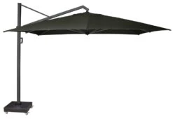 Platinum Zweefparasol Icon Premium 400 X 300 Cm Faded Black