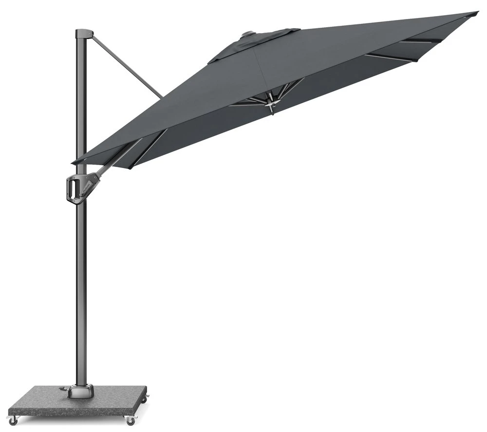 Platinum Zweefparasol Voyager T¹ 250 X 250 Cm Antraciet 2 Platinum Zweefparasol Voyager T¹ 250 X 250 Cm Antraciet - Afbeelding 2
