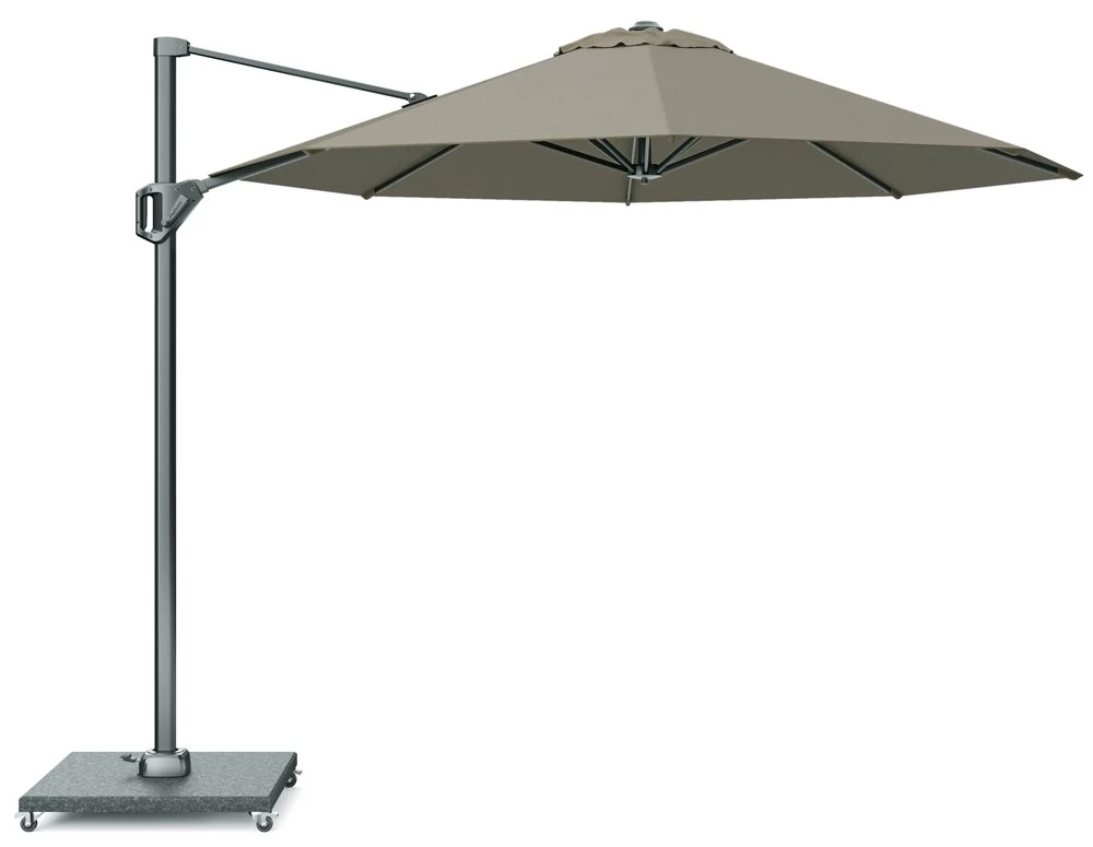 Platinum Zweefparasol Voyager T¹ Ø 300 Cm Taupe 1 Platinum Zweefparasol Voyager T¹ Ø 300 Cm Taupe