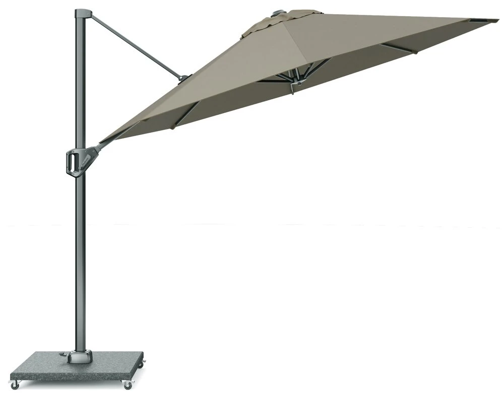 Platinum Zweefparasol Voyager T¹ Ø 300 Cm Taupe 2 Platinum Zweefparasol Voyager T¹ Ø 300 Cm Taupe - Afbeelding 2