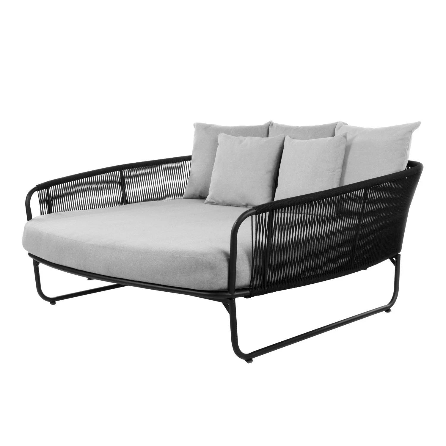 Royal Seasons NAPOLI Ligbed Groot Zwart 1 Royal Seasons NAPOLI Ligbed Groot Zwart