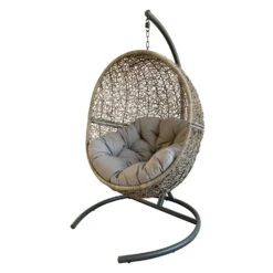 Royal Seasons VOGELNEST Deluxe Hangstoel Grijs
