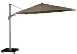 Royal Seasons Recharger Zweefparasol T² Taupe - ø 350 Cm