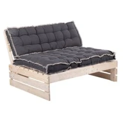 Palletkussen RAFFELED Dark Grey - 120 X 40 X 8 Cm 5 Palletkussen RAFFELED Dark Grey - 120 X 40 X 8 Cm -Tuinmeubelwinkel rugkussen raffeled dark grey 120 x 40 x 8 cm 1000x1000 628225c3da594 l