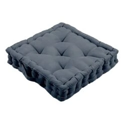 Stoelkussen 40 X 40 X 8 Cm Grey