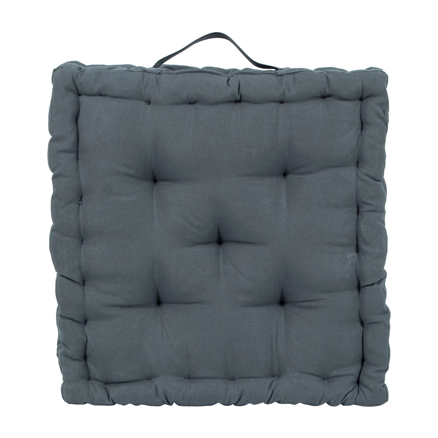 Stoelkussen 40 X 40 X 8 Cm Grey 2 Stoelkussen 40 X 40 X 8 Cm Grey - Afbeelding 2