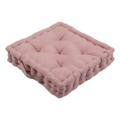Stoelkussen 40 X 40 X 8 Cm Light Pink