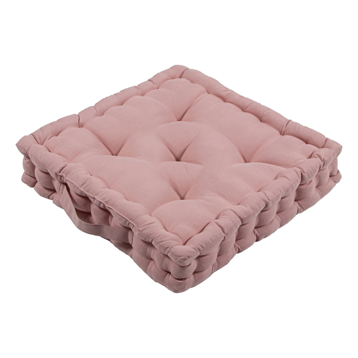 Stoelkussen 40 X 40 X 8 Cm Light Pink 1 Stoelkussen 40 X 40 X 8 Cm Light Pink