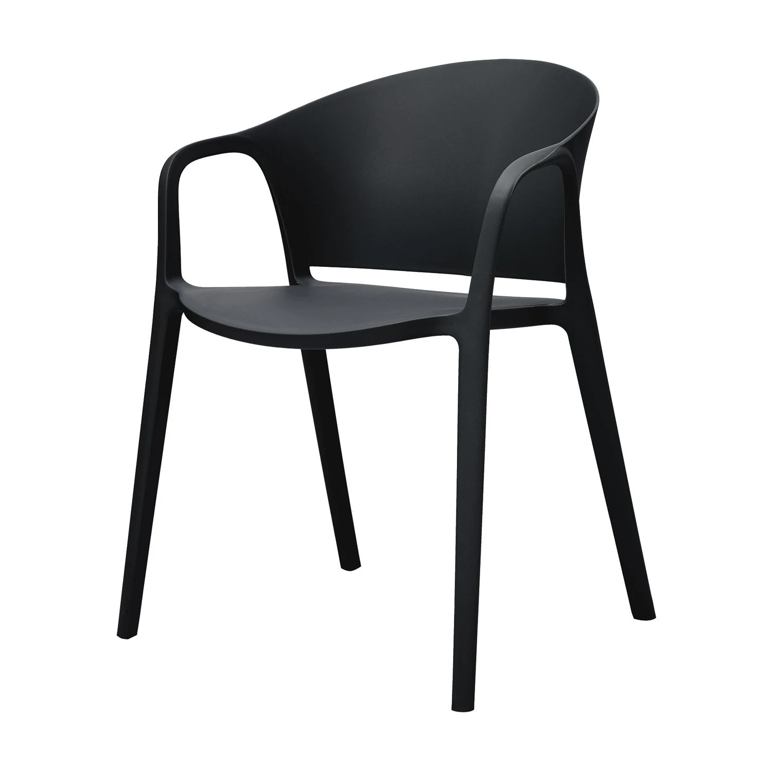 Tuinstoel BRIAN Zwart 1 Tuinstoel BRIAN Zwart