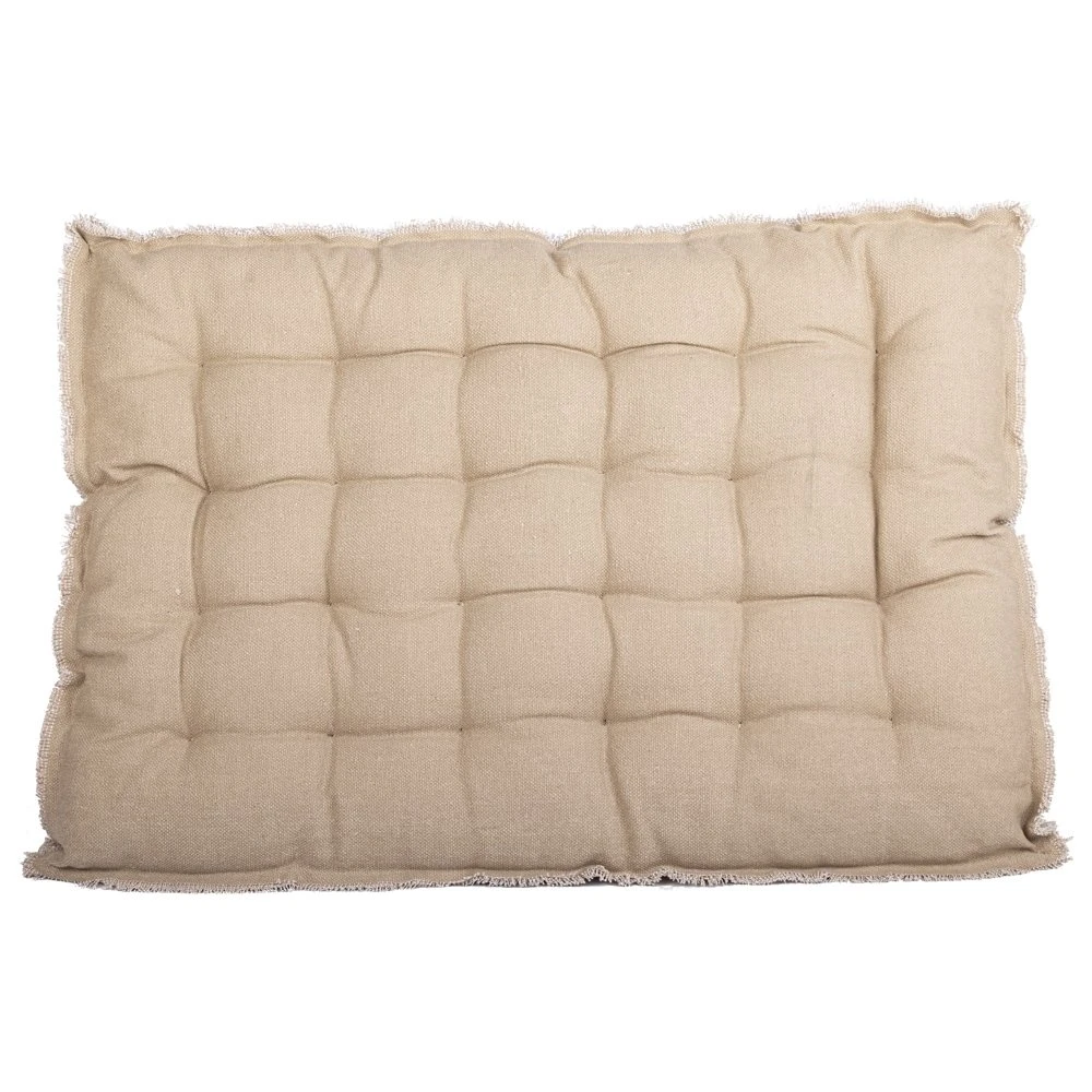 Palletkussen RAFFELED Natural - 120 X 80 X 8 Cm 1 Palletkussen RAFFELED Natural - 120 X 80 X 8 Cm